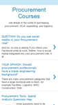 Mobile Screenshot of procurementcourses.com